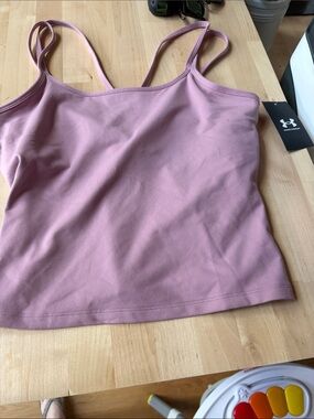 Under Armour Dusty Rose Double-Strap Camisole Tank
